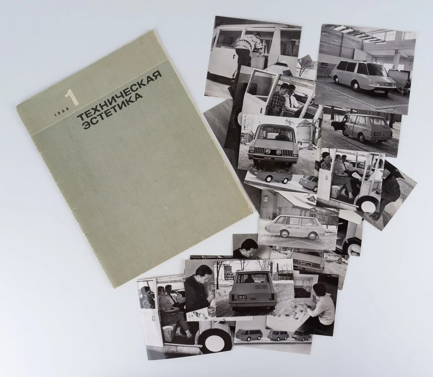 25 фотографий разработки и опытного образца такси ВНИИТЭ. 1960-е годы. Журнал «Техническая эстетика» (1966. №1) со статьёй о такси ВНИИТЭ. — фото 1