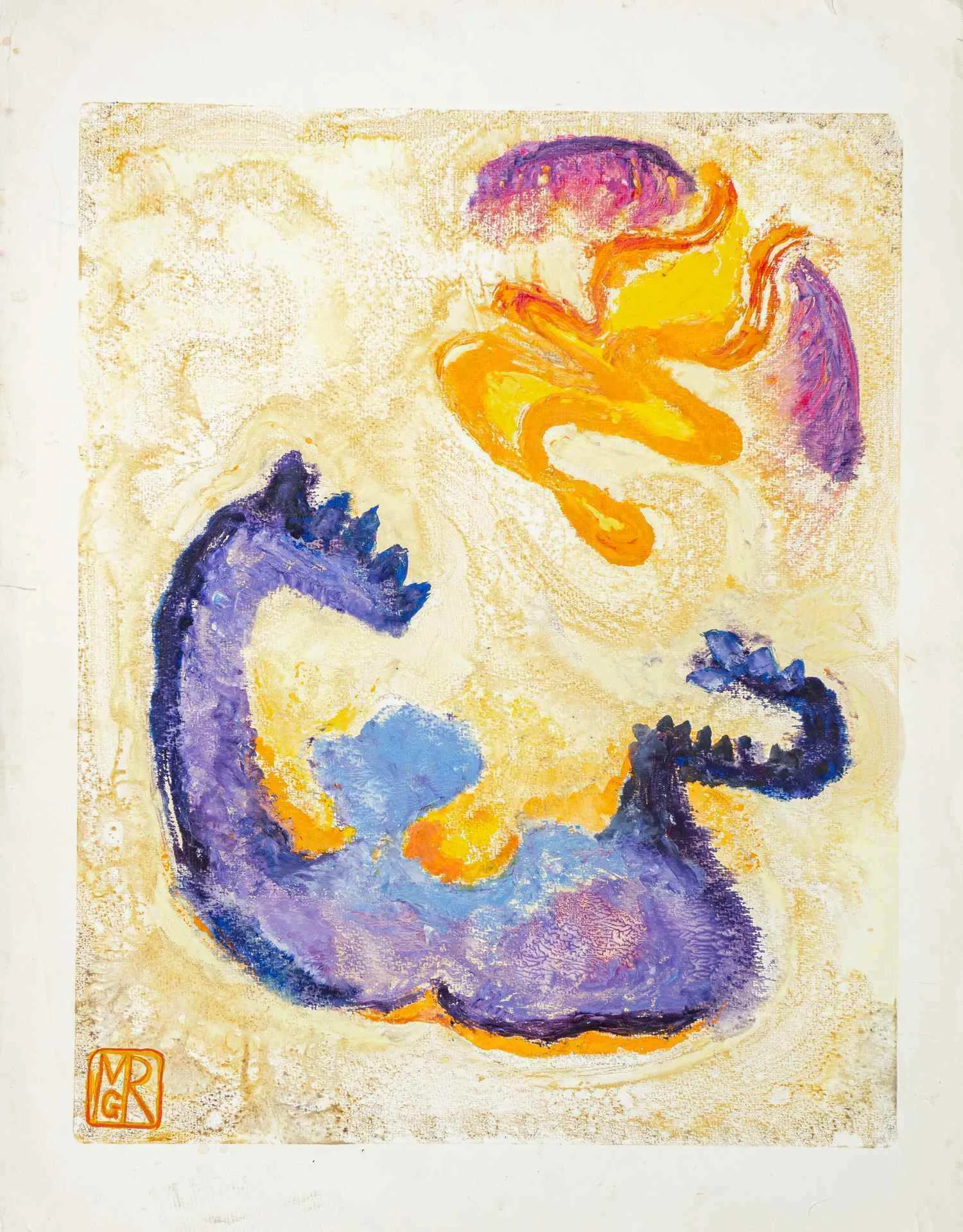 Раубе-Горчилина Мария Вячеславовна. Пруд. 1970-е годы. — фото 1