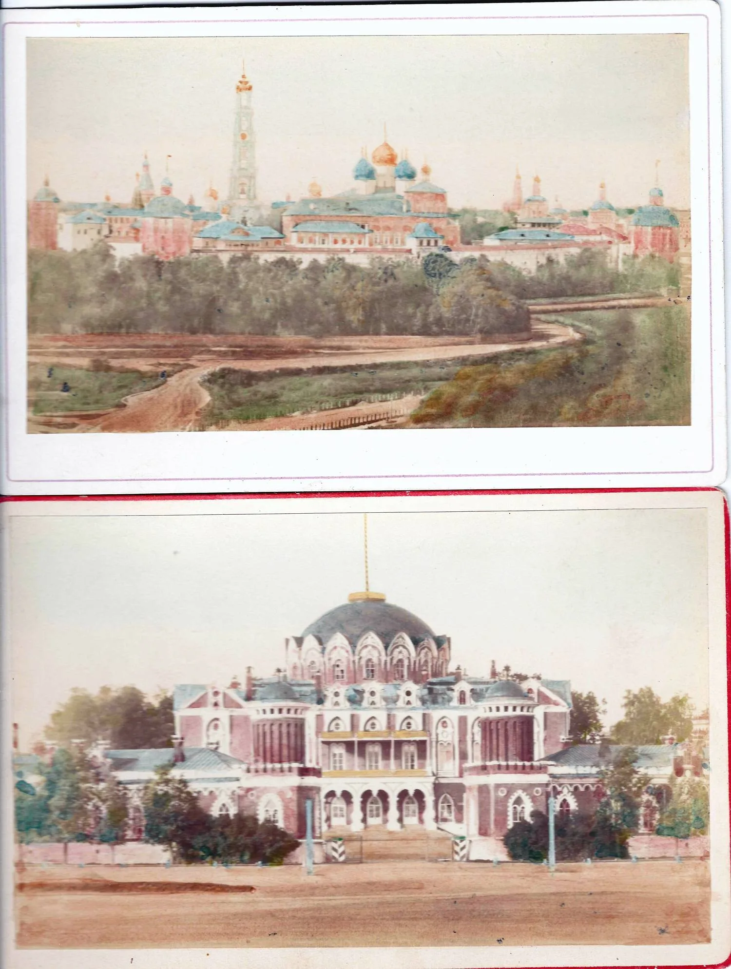 4 кабинетные фотографии с видами Москвы и Подмосковья. Кон. XIX века. — фото 1