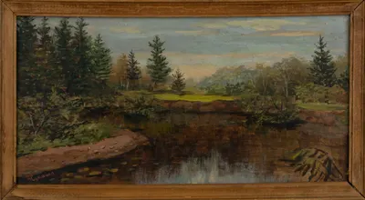 Лесная река. 1947.