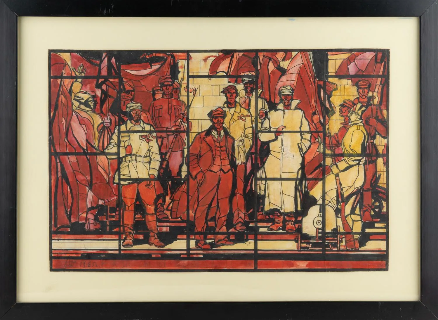 Белых Алексей Павлович. Эских витража. 1965. — фото 1