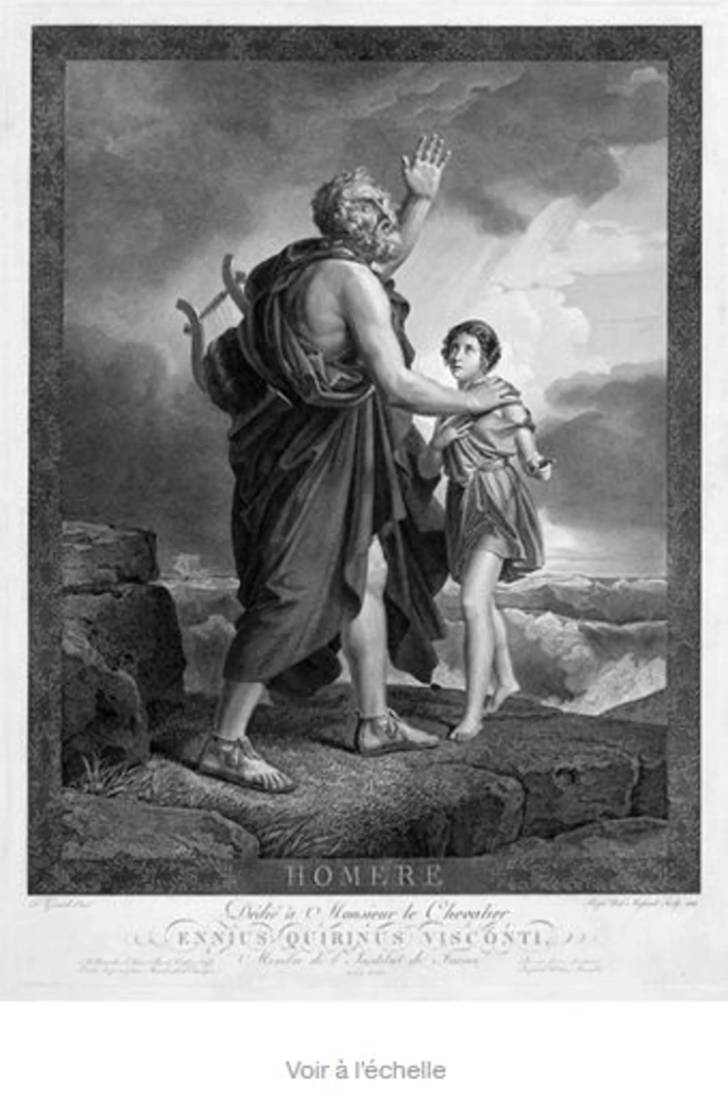 (С экспертизой) Часы каминные «Триумф Гомера». Франция, 1820-е годы. — фото 16