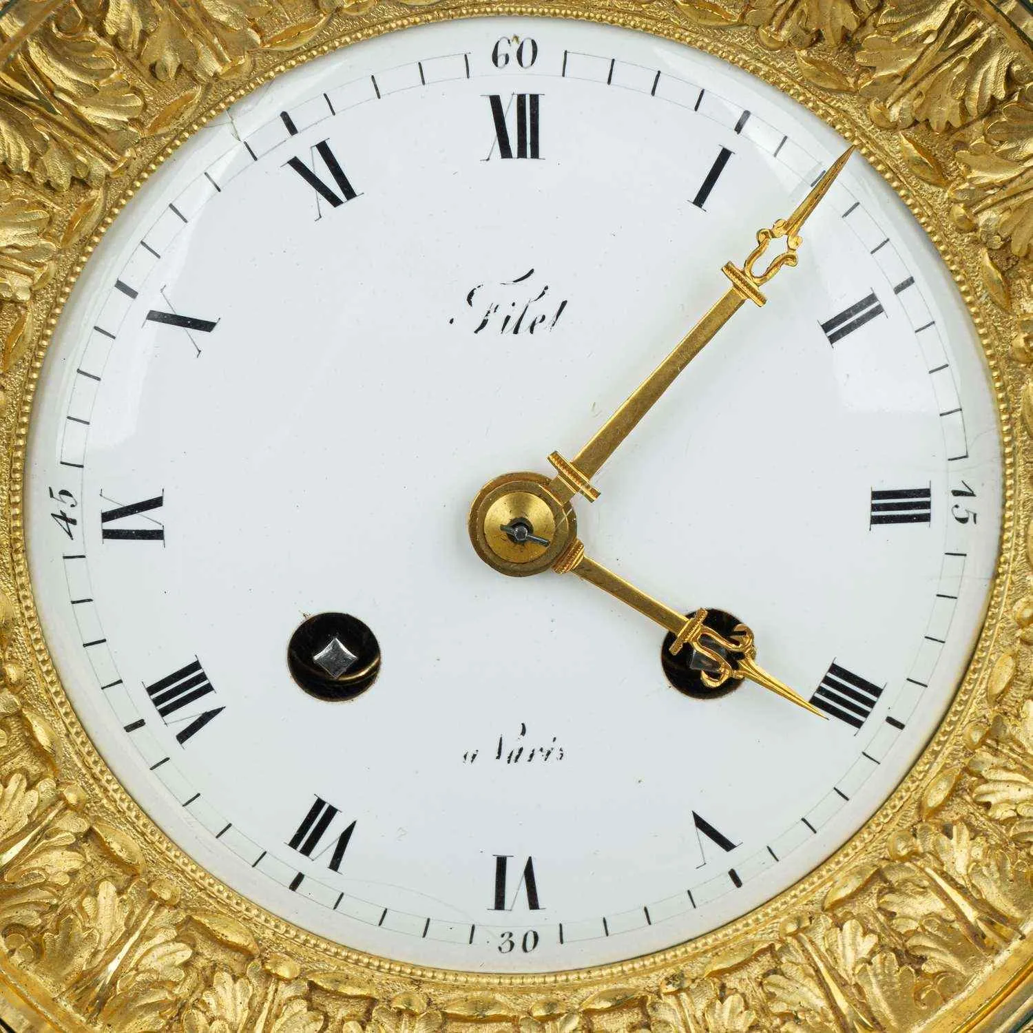 (С экспертизой) Часы каминные «Триумф Гомера». Франция, 1820-е годы. — фото 8