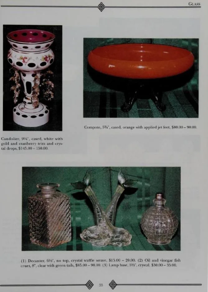 Люстра цветного стекла с хрустальными подвесками. Чехословакия, 1950-60-е годы. — фото 5