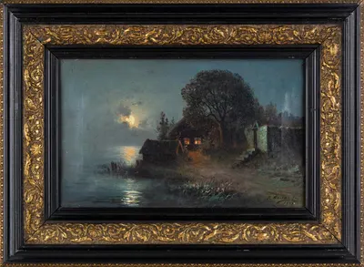 Белоусов Иосиф Васильевич. Лунная ночь. 1893.
