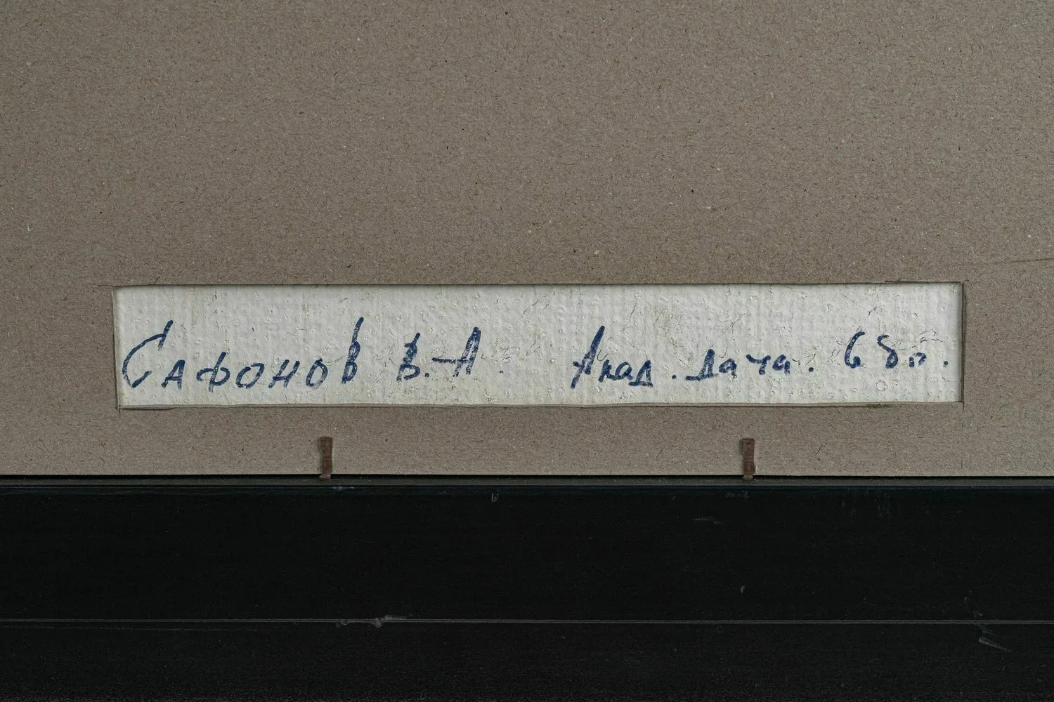 Сафонов Вениамин Алексеевич. Академическая дача. 1968. — фото 5