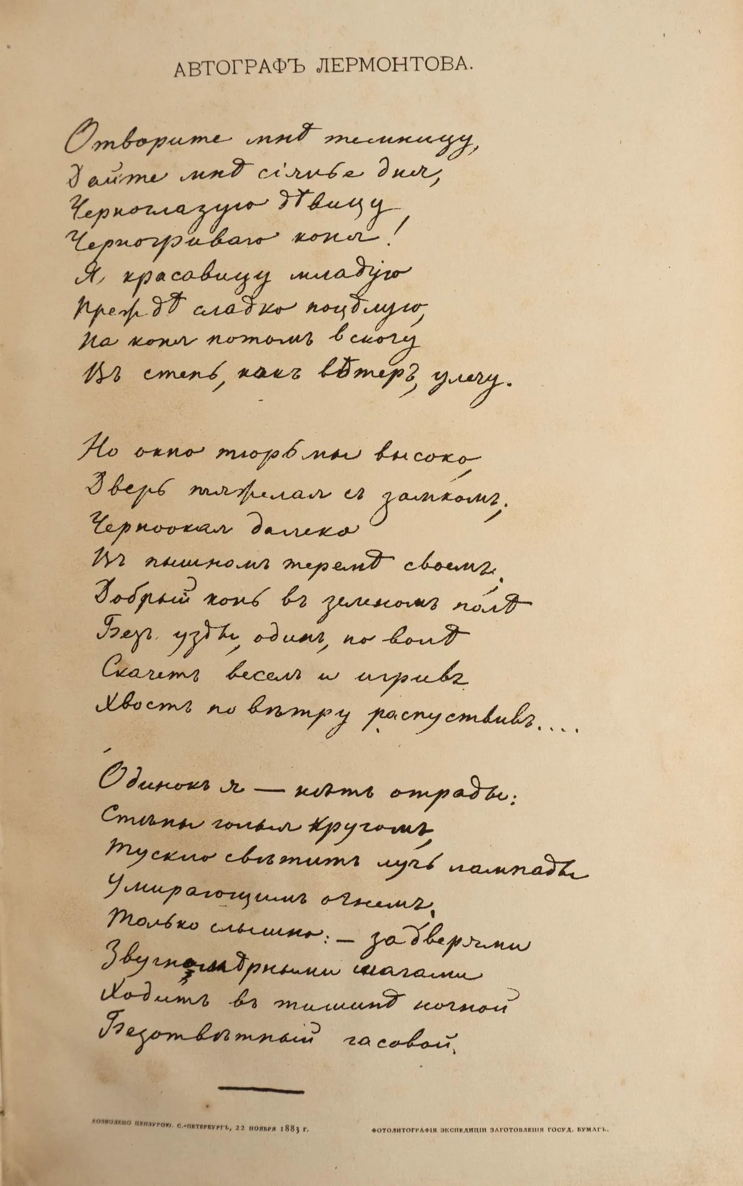 Лермонтовский музей Николаевского Кавалерийского училища: Каталог 1883 г.; сост. А. Бильдерлинг. — фото 5