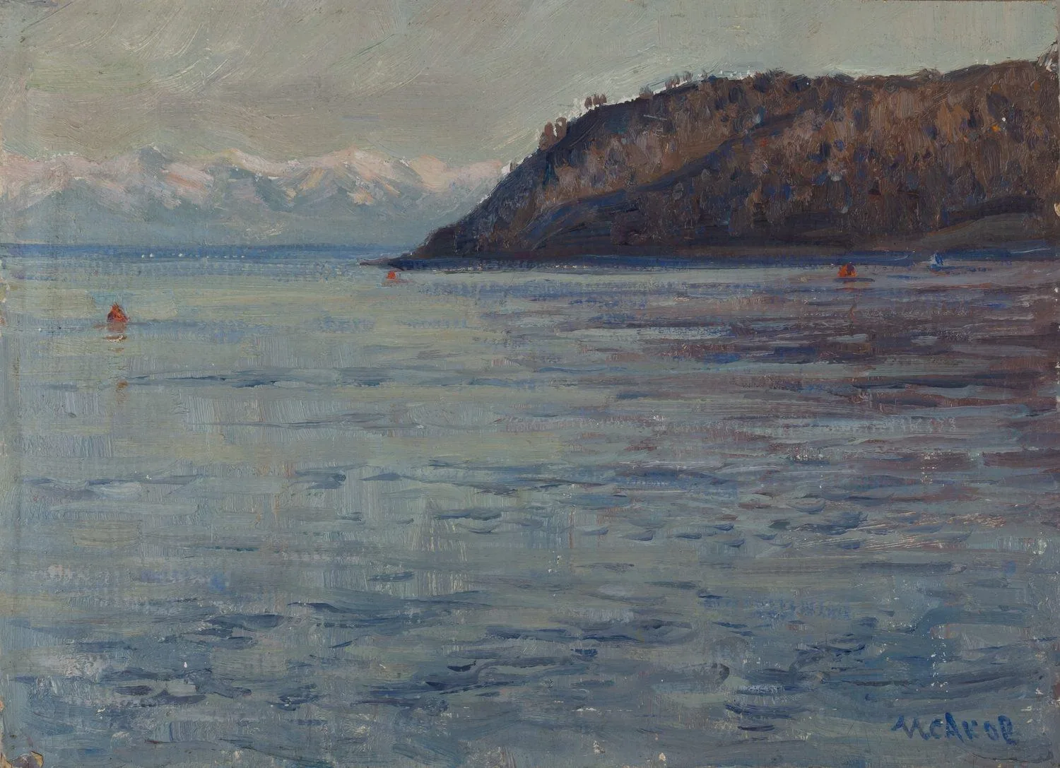 Исаков Алексей Юрьевич. Скалы у моря. 1980-е годы. — фото 1