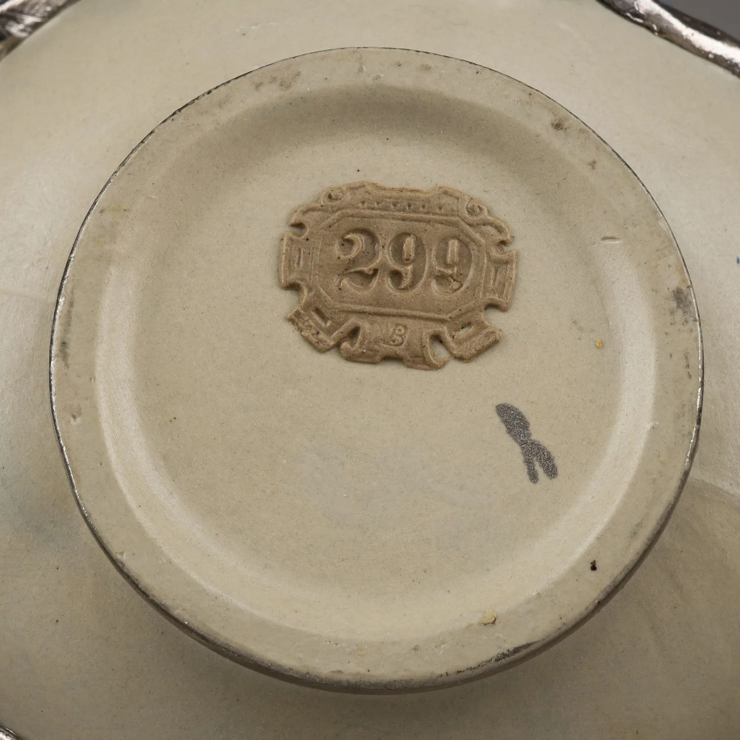 (Villeroy & Boch) Сервиз тет-а-тет на подносе. Германия, Метлах, мануфактура «Villeroy & Boch», 1852-1873 годы. — фото 14