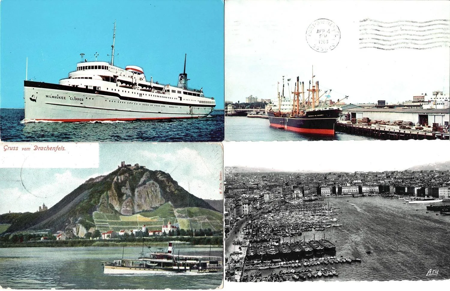 39 открыток «Корабли». Россия, Зап. Европа, Сев. Америка, первая треть XX века. — фото 2