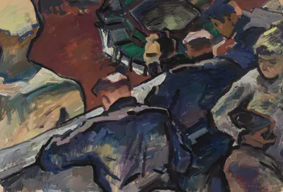 Алексеев Адольф Евгеньевич. В музее. 1960.
