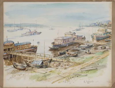 Лебедев Клавдий Васильевич. Порт. 1907.