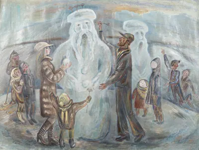 Иванов Юрий Петрович. Первый снег. 1980.