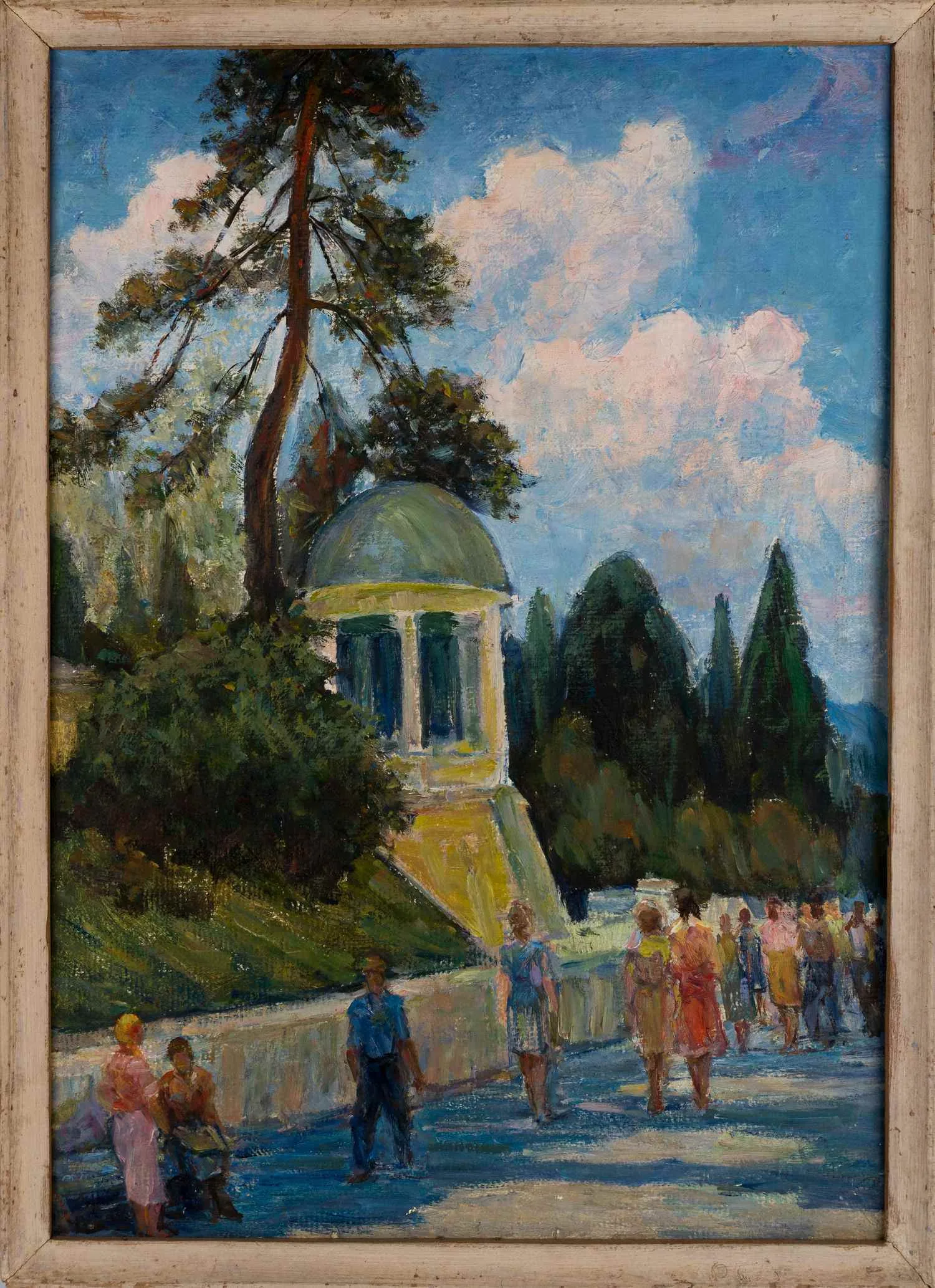Антипов Николай Григорьевич. Набережная в Сочи. 1970. — фото 1