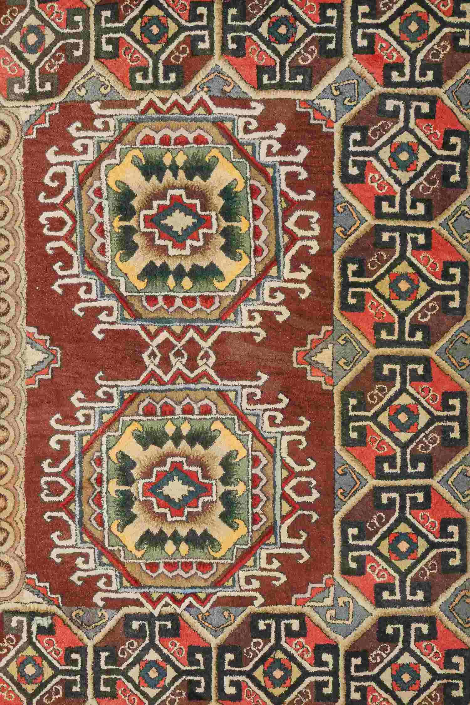 Ковёр с портретом Сталина. СССР. 1940-1950-е годы. — фото 3