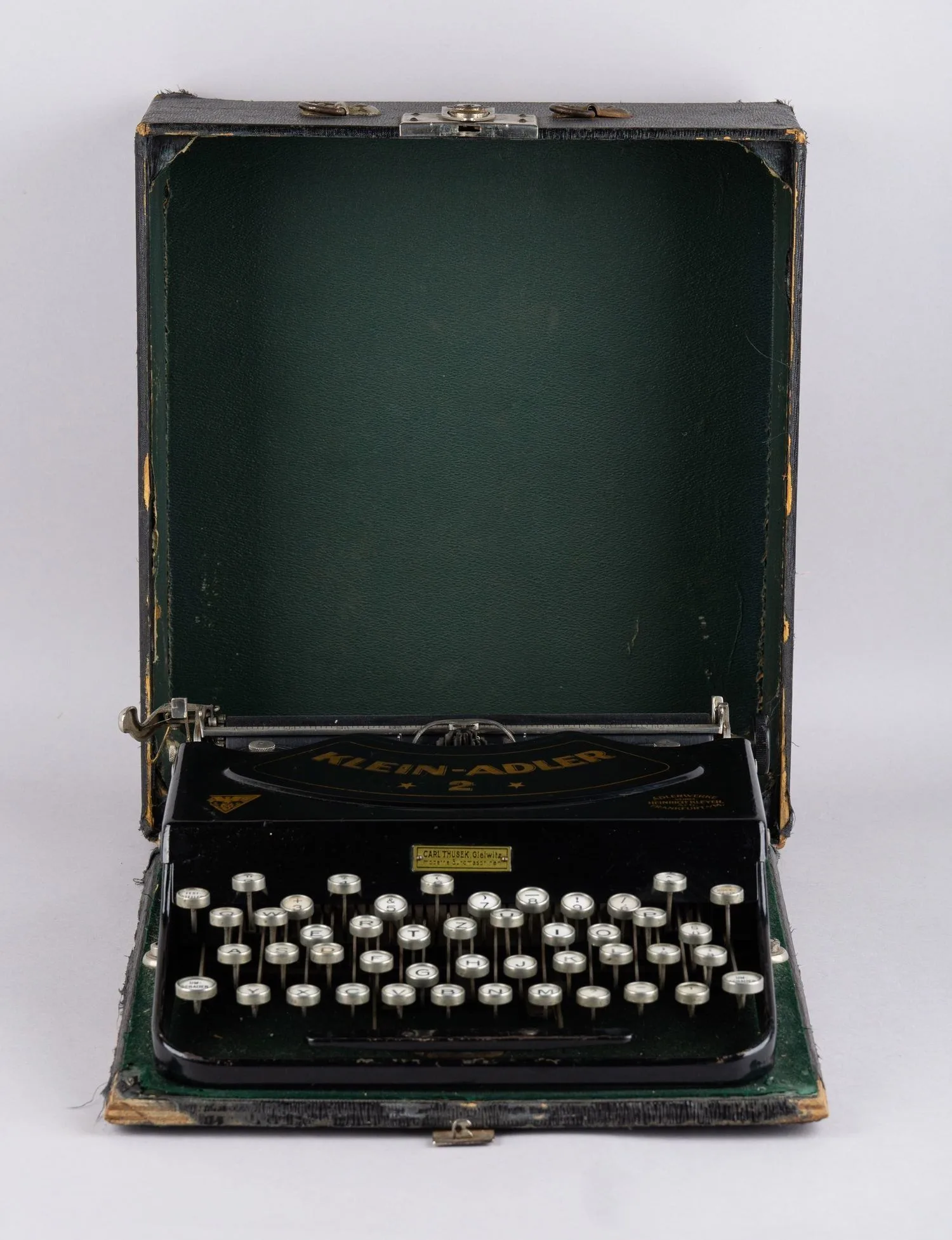Машинка печатная портативная «Klein-Adler 2», Германия, 1930-е годы. — фото 3