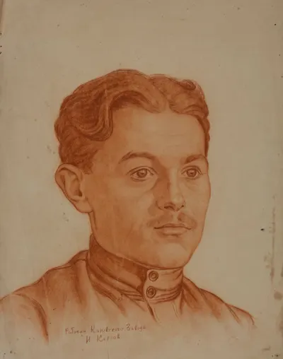 Павлов Семен Андреевич. Рабочий Кировского завода. 1930-е годы.