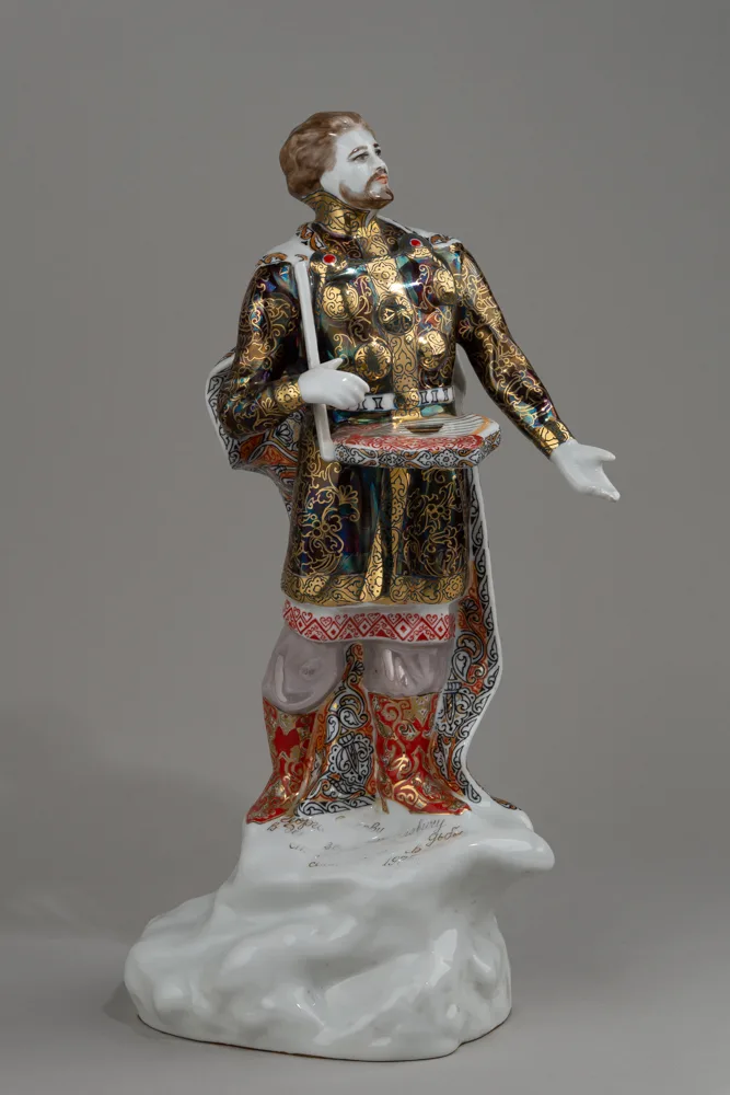 Скульптура «Садко». СССР, Бронницы, фарфоровый завод «Пролетарий». 1960-1970-е годы. — фото 1