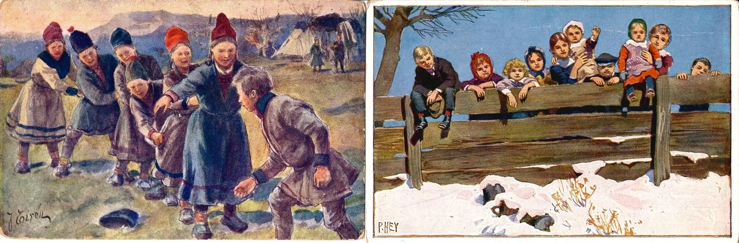 45 открыток «Дети». Россия, СССР, Зап. Европа (преимущественно), первая треть XX века. — фото 4
