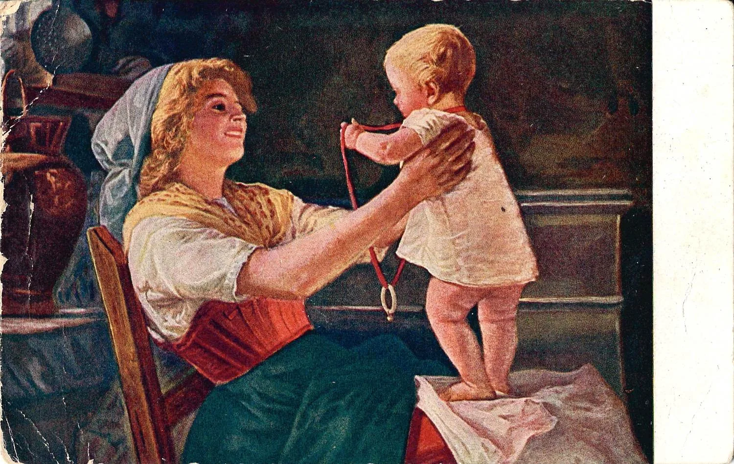 45 открыток «Дети». Россия, СССР, Зап. Европа (преимущественно), первая треть XX века. — фото 5