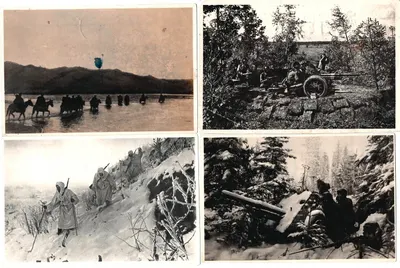 5 фотооткрыток «В действующей армии». СССР, 1940-е годы.
