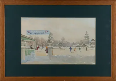 Неизвестный художник (Мокандан С. по подписи). 1 февраля. 1956