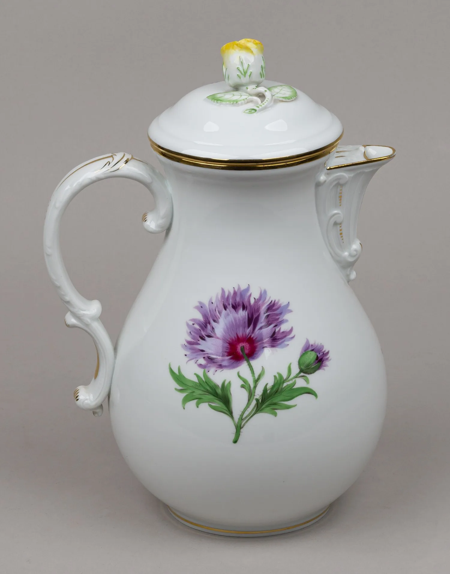 (Мейсен) Кувшин с изображением цветов мака. Германия, Мейсенская фарфоровая мануфактура, 1924 – 1934-е годы. — фото 2