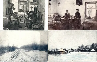6 открыток «Московская общественная ремесленно-земледельческая колони для лиц, освобождаемых из мест заключения». Открытка «Мальчики за работой в детском ночлежном доме». Нач. XX века.
