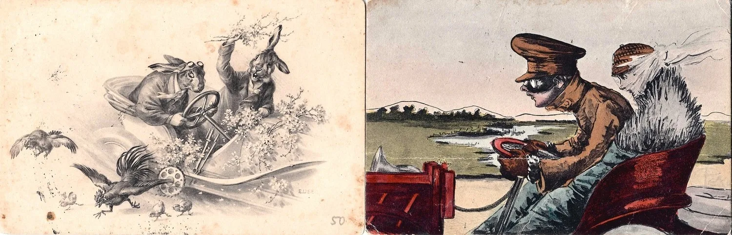 24 юмористические открытки «Он и она». Зап. Европа, первая треть XX века. — фото 6