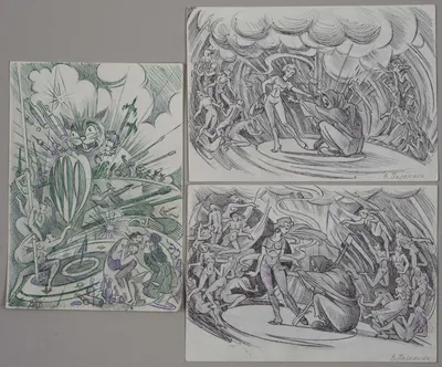 Палетика В.В. Зарисовки театральные. 1950-е -1960-е годы .