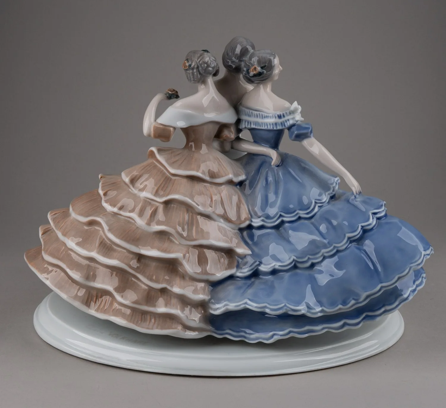 Скульптура «Три танцовщицы». Германия, Rosenthal, скульптор C.Volkhardt, 1920-е годы. — фото 4