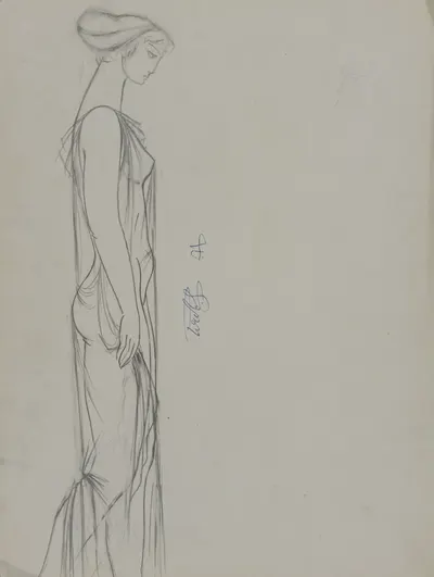 Рябов С. Дева в тунике. 1980-е годы.