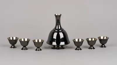 Набор для коньяка и крепленого вина. СССР, Ереван, 1970-80-е годы.