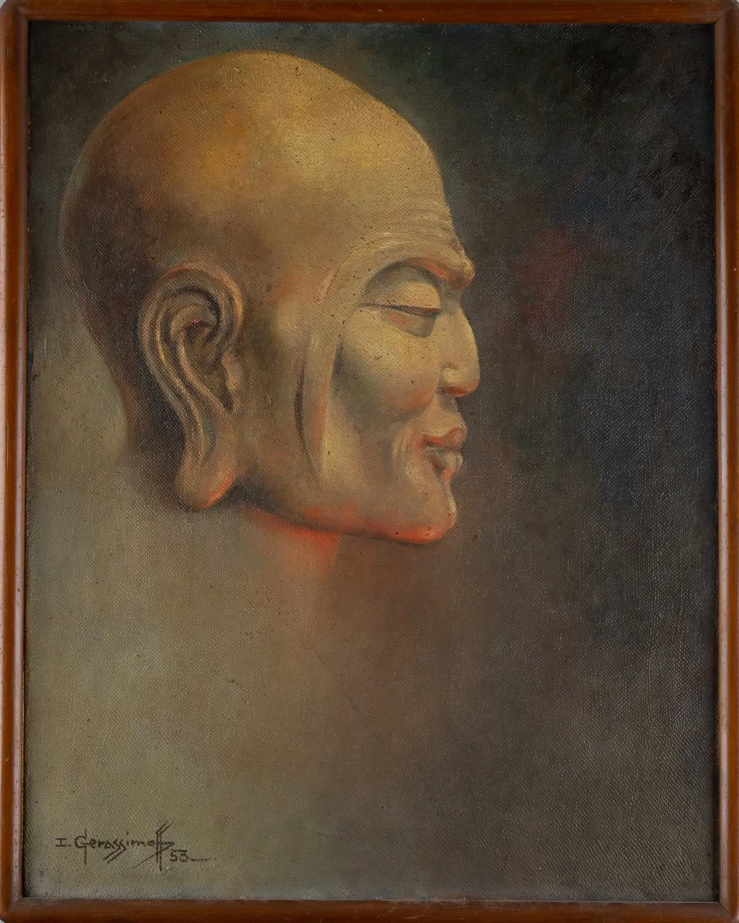 Герасимов Иван Александрович. Старик из Шанхая. 1953. — фото 1
