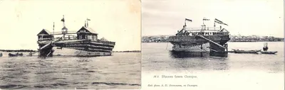 Самара, Волга. 2 открытки «Беляна». Нач. XX века.