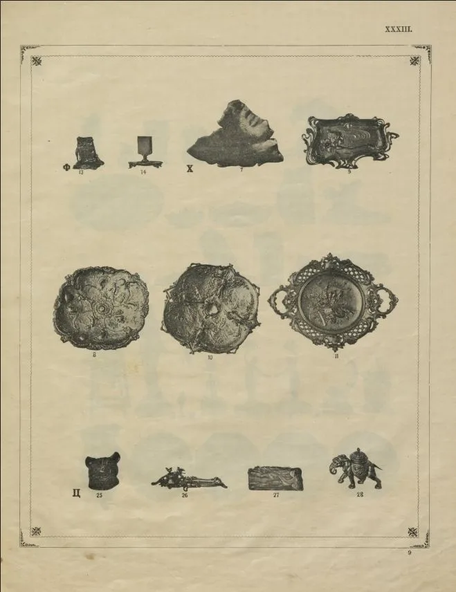 (Касли) Рельеф «Нимфа». Россия, Каслинский завод, 1905. — фото 5