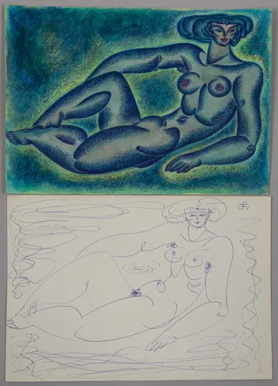 Рябов Сергей. Обнаженная. 1980-е - 1990-е годы.