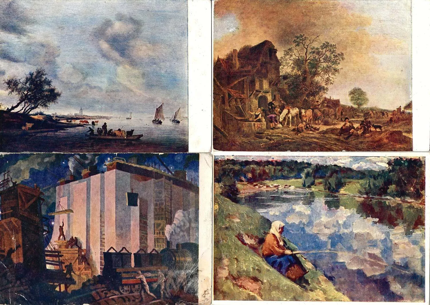 28 открыток «Живопись». СССР, 1920-е - 1930-е годы. — фото 1