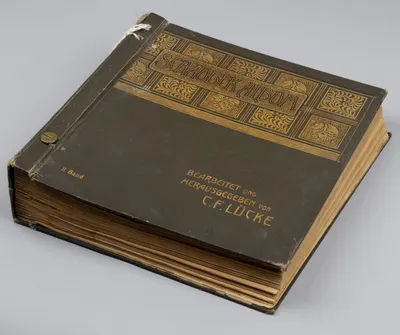 Иллюстрированный альбом для марок фирмы «Шаубек». Т. II (Африка, Америка). 1900-е годы.