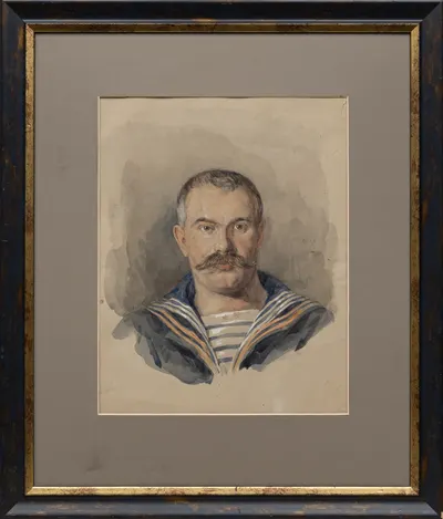 Портрет матроса Российского императорского флота. 1910-е годы.