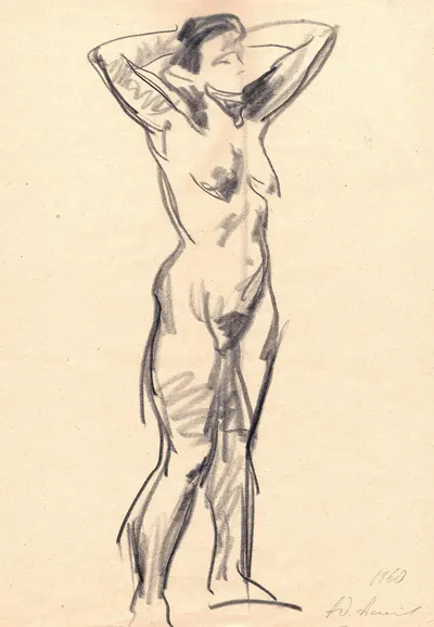 Алексеев Адольф Евгеньевич. Модель. 1960.