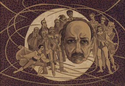 Всеволод Полетика. Автопортрет с ролями. 1998