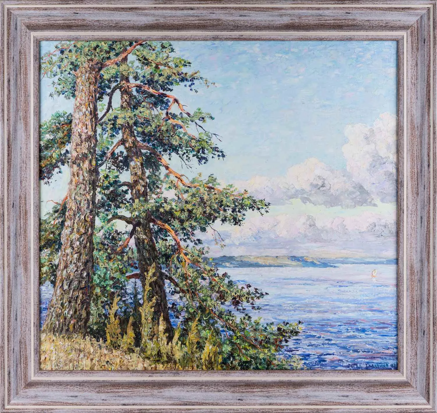 Ткаченко Владимир Александрович. Пейзаж с соснами. 1992. — фото 1