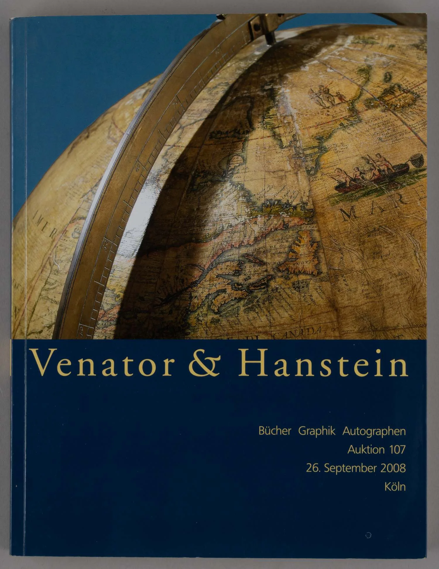 Каталог аукциона книг, графики и автографов «Venator&Hanstein» 26 сентября 2008 года. — фото 1