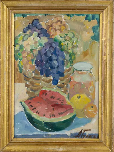 Гуляев Александр Георгиевич. Ташкентский натюрморт. 1966.