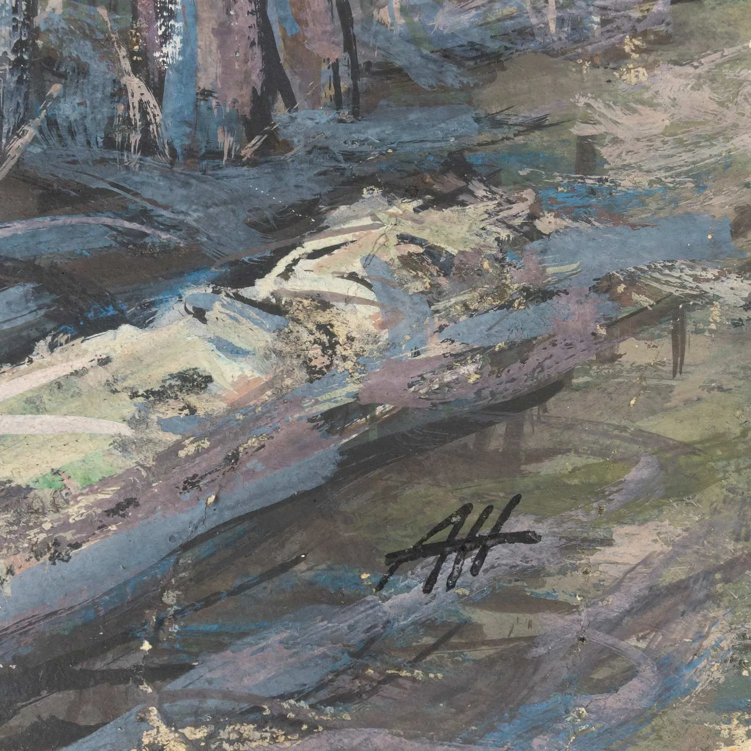 Жаренов Александр Сергеевич. Эскиз к к/ф. 1950-1960-е годы. — фото 2