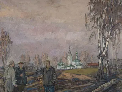 Жаренов Александр Сергеевич. Эскиз к к/ф. 1950-1960-е годы.