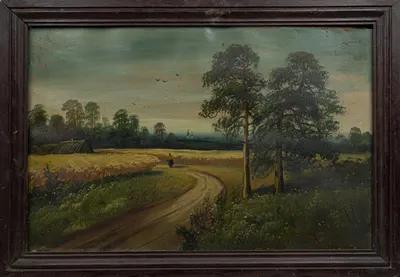 Неизвестный художник. Поле. 1960-е годы.