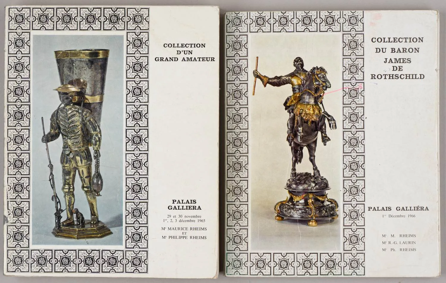 2 каталога французских аукционов декоративно-прикладного искусства. 1965, 1966. — фото 1