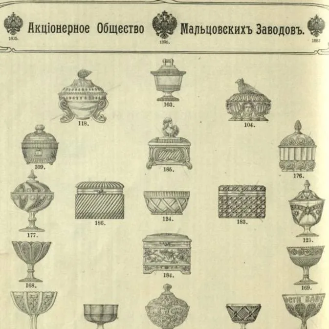 (Мальцовы) Чайница заказная для Поставщиков двора «Товарищества Василий Перловъ и сыновья». Россия, фабрика Мальцовых, конец XIX - начало XX века. — фото 3
